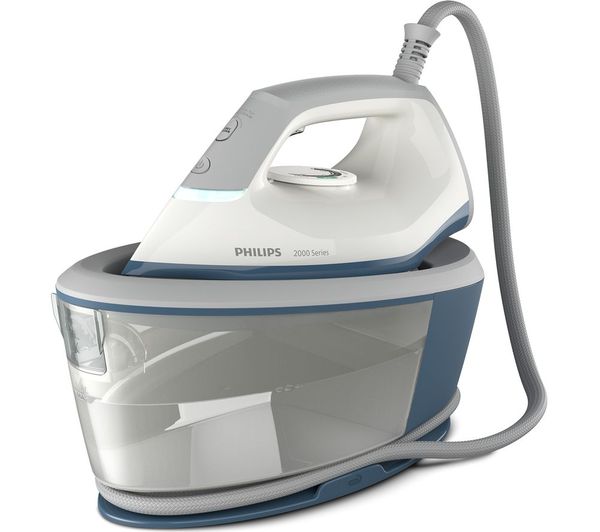 TieDex UK PHILIPS 2000 Series PSG2000/20 Steam Generator Iron - Blue & White