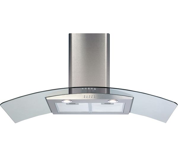 TieDex UK CDA ECP102SS Chimney Cooker Hood - Stainless Steel