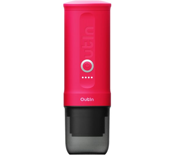 TieDex UK OUTIN OUTA000004 Nano Portable Coffee Machine - Fuchsia Pink