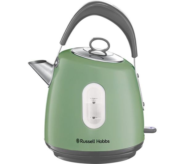 TieDex UK RUSSELL HOBBS Stylevia 28134 Traditional Kettle - Sage Green