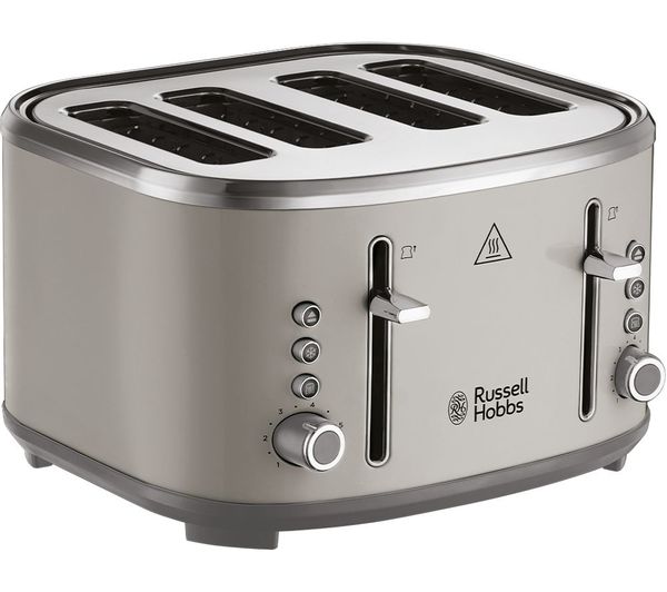 TieDex UK RUSSELL HOBBS Stylevia 26293 4-Slice Toaster - Mocha