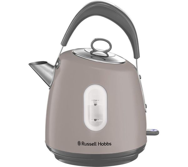 TieDex UK RUSSELL HOBBS Stylevia 28133 Traditional Kettle - Mocha