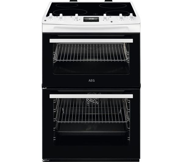 TieDex UK AEG 5000 SurroundCook CCX6540ACW 60 cm Electric Ceramic Cooker - White