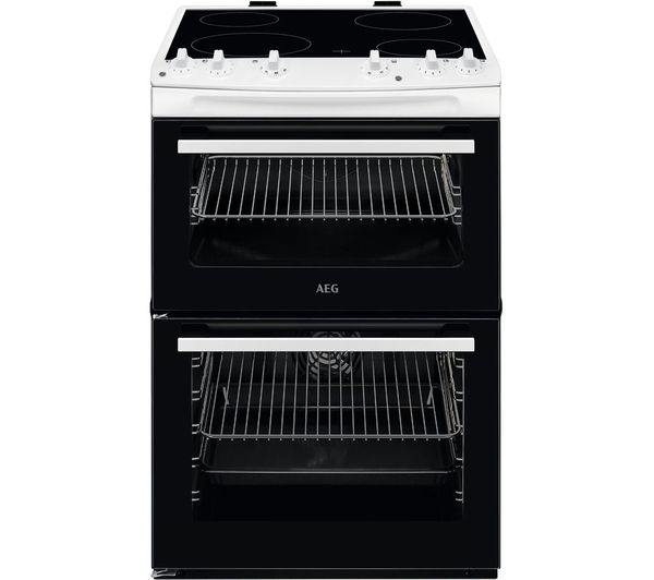 TieDex UK AEG 5000 SurroundCook CCX6501ACW 60 cm Electric Ceramic Cooker - White