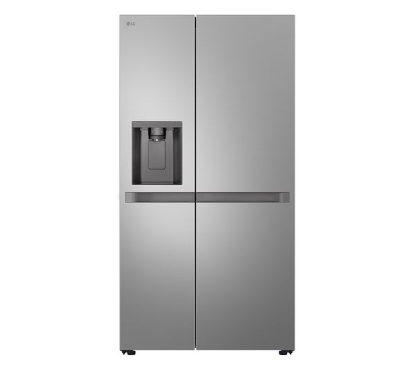 TieDex UK LG NatureFRESH GSLC41PYPE American-Style Fridge Freezer - Prime Silver