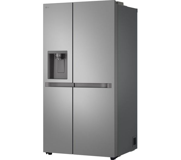 TieDex UK LG NatureFRESH GSLC41PYPE American-Style Fridge Freezer - Prime Silver