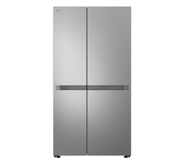 TieDex UK LG NatureFRESH GSBC40PYPE American-Style Fridge Freezer - Prime Silver