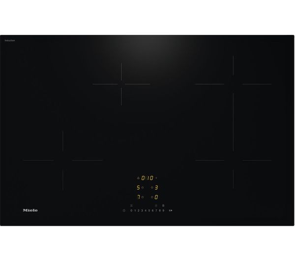 TieDex UK MIELE KM7373FL 80 cm Electric Induction Smart Hob - Black