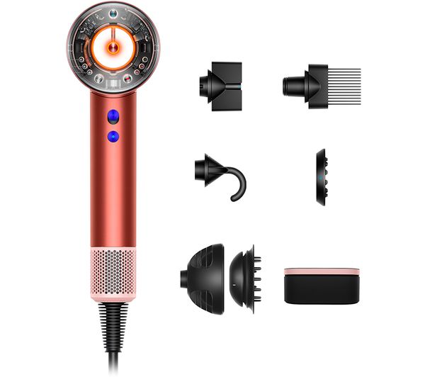 TieDex UK DYSON Supersonic Nural Hair Dryer - Strawberry Bronze & Blush Pink