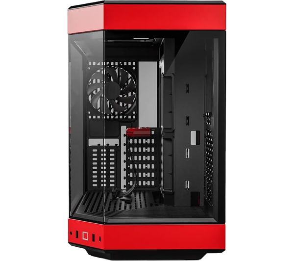 TieDex UK HYTE Y60 E-ATX Mid-Tower PC Case - Red