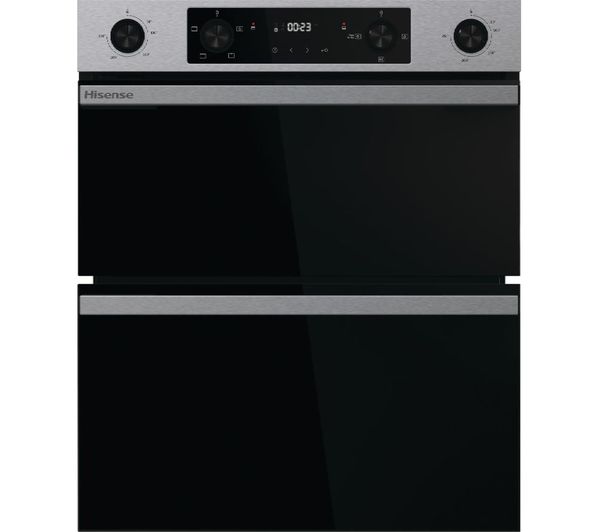 TieDex UK HISENSE Hi6 54/38L BUD714221CX Electric Built-under Double Oven - Stainless Steel