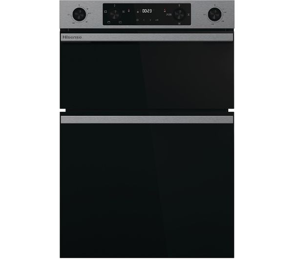 TieDex UK HISENSE Hi6 72/38L BID914221AX Electric Double Oven - Stainless Steel