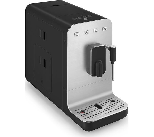 TieDex UK SMEG BCC12BLMUK Bean to Cup Coffee Machine - Matte Black