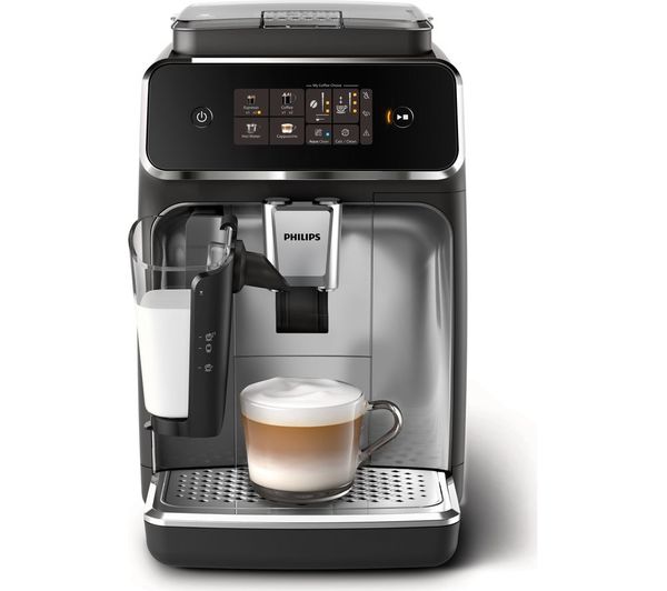 TieDex UK PHILIPS Series 2300 LatteGo EP2336/40 Smart Bean to Cup Coffee Machine - Chrome and Black