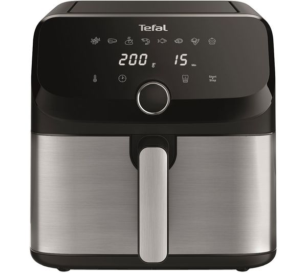 TieDex UK TEFAL Easy Fry Mega EY855D40 Air Fryer - Black & Silver