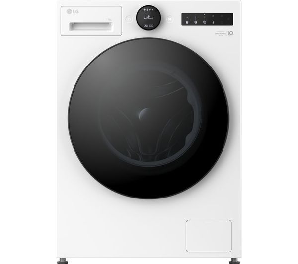 TieDex UK LG VX70 Series AI Direct Drive WiFi-enabled 11 kg 1400 Spin Washing Machine - White