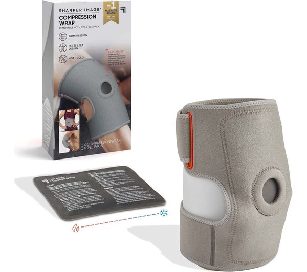 TieDex UK SHARPER IMAGE Hot & Cold Compression Wrap - Grey