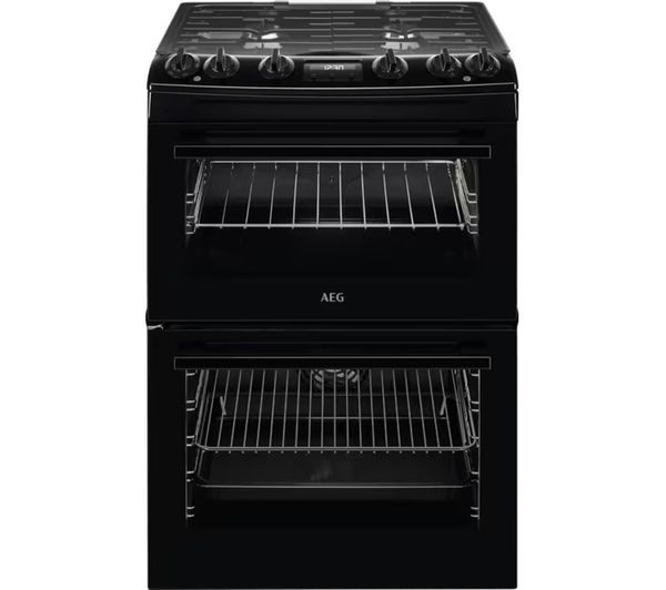 TieDex UK AEG 5000 SurroundCook CKX6540ACB 60 cm Dual Fuel Cooker - Black