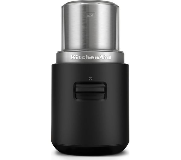 TieDex UK KITCHENAID 5KBGR100BM Cordless Coffee Grinder - Black