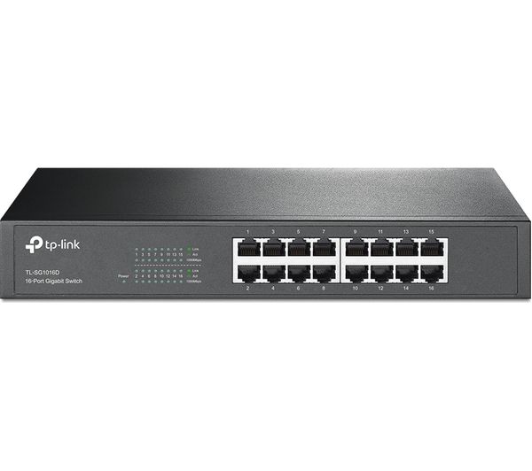 TieDex UK TP-LINK TL-SG1016D Network Switch - 16 port