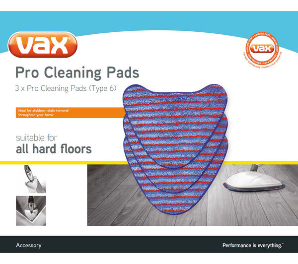 TieDex UK VAX Pro Mop Replacement Pads - Pack of 3