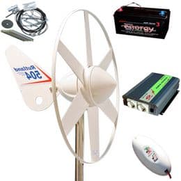 Marlec Land Based Wind Turbine Installation Kit 504 With 4 Meter Tower