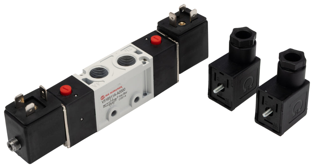 TieDex UK Pneumatic Solenoid Valve - 5/2 Solenoid G 24V dc