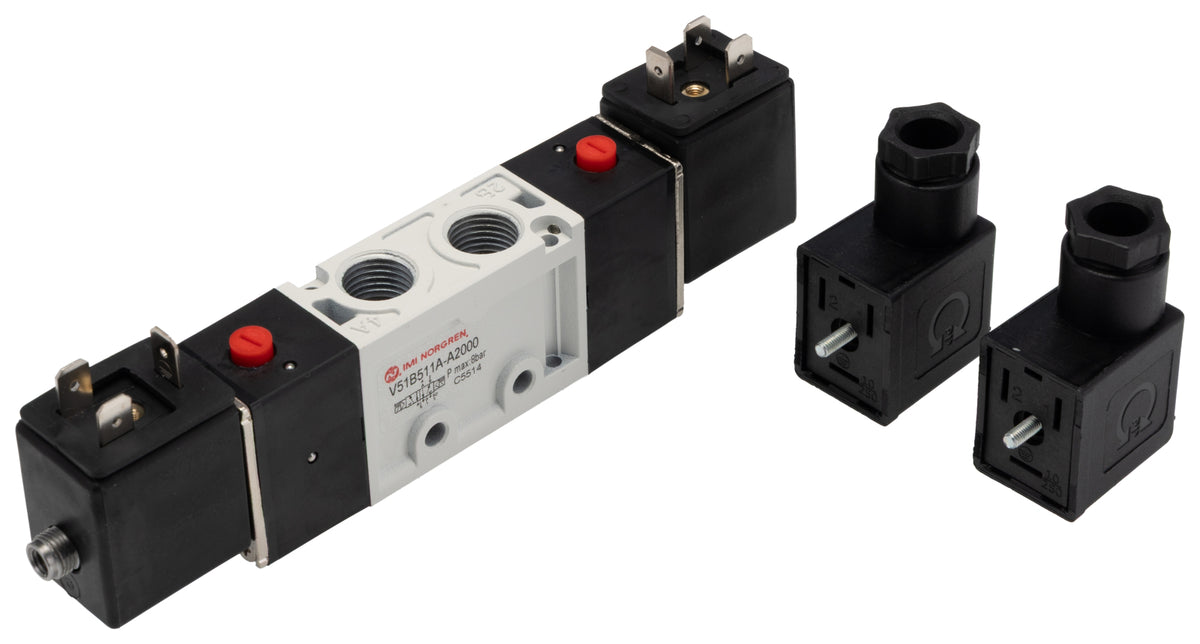 TieDex UK Pneumatic Solenoid Valve - 5/2 Solenoid G 24V dc