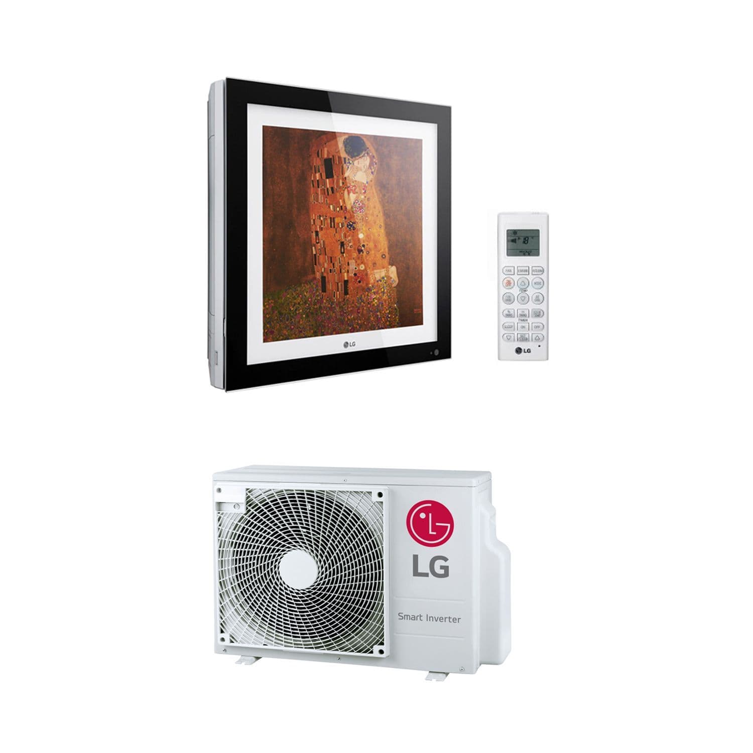 Lg Air Conditioning MU2R15-UL0 4Kw 2 Port Inverter Heat Pump 1 x MA09R-NF1 Artcool Gallery A+++ R32