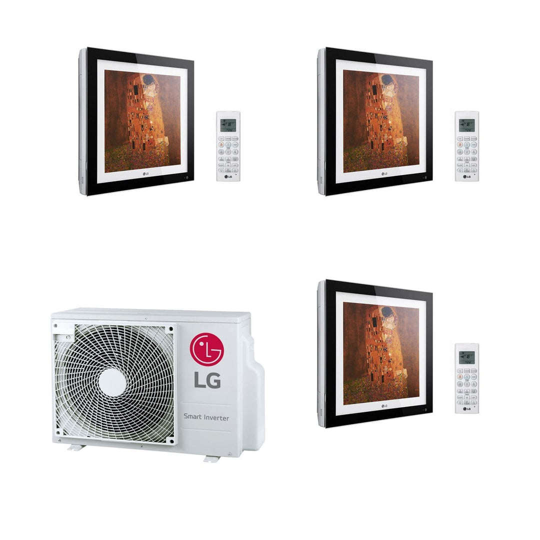 Lg Air Conditioning MU4R25-U21 7Kw Multi Room Heat Pump 3 x MA12R-NF1 Artcool Gallery R32 A++