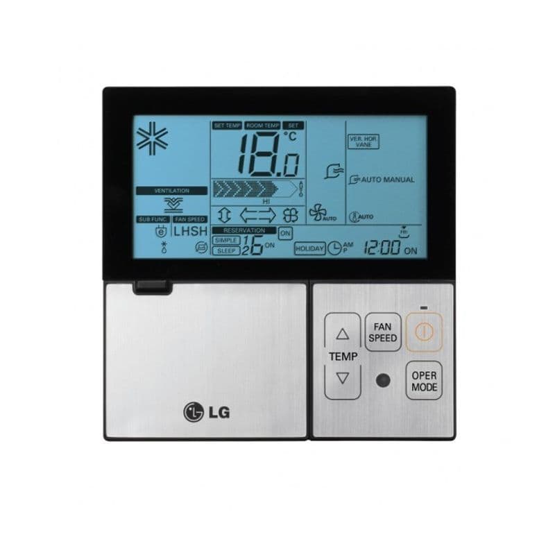 LG Air Conditioning Replacement PREMTBB01 Standard Hard Wired Remote Controller