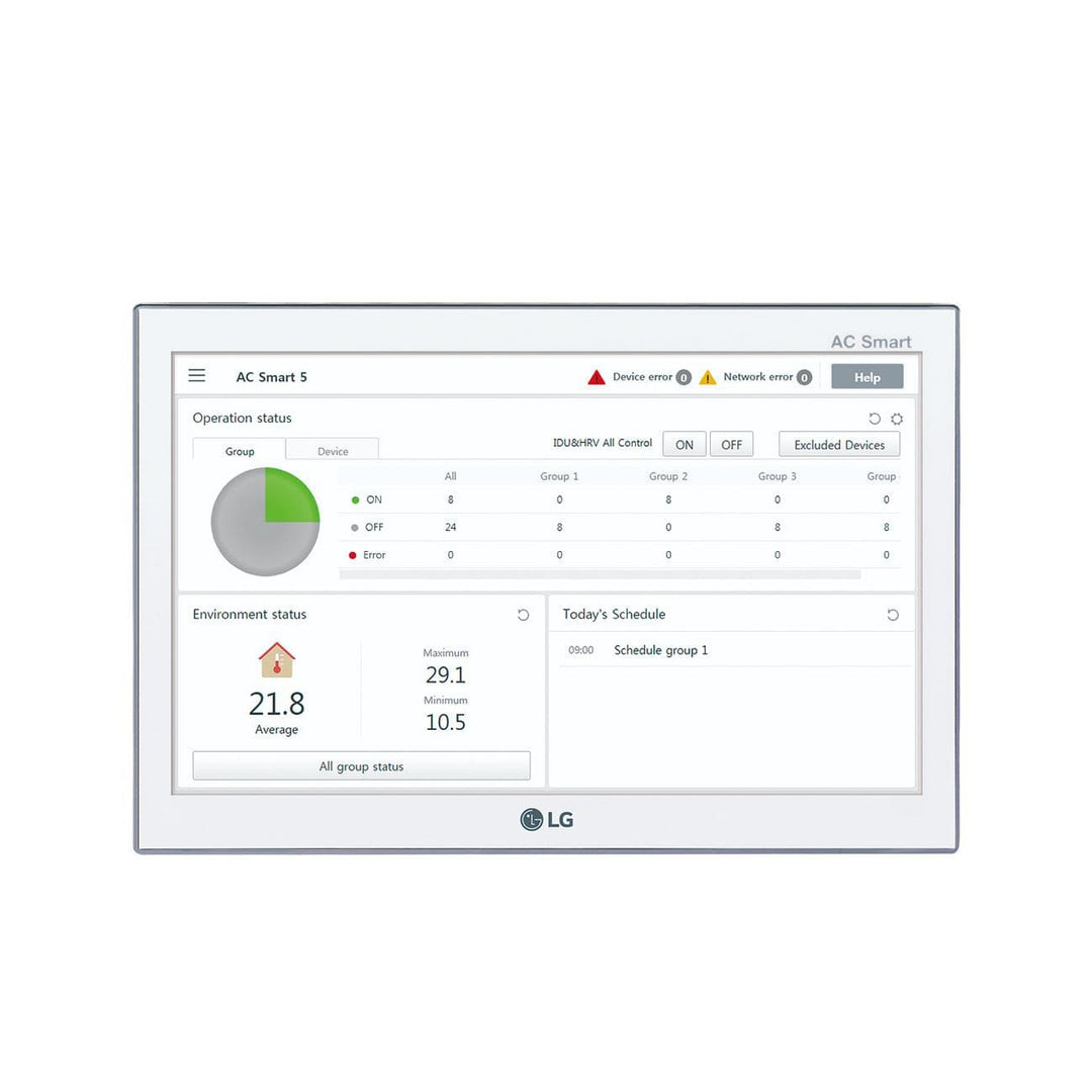 LG Air Conditioning Replacement Remote Controller AC Smart 5 PAC5A000 BMS Integration Modbus, BACnet