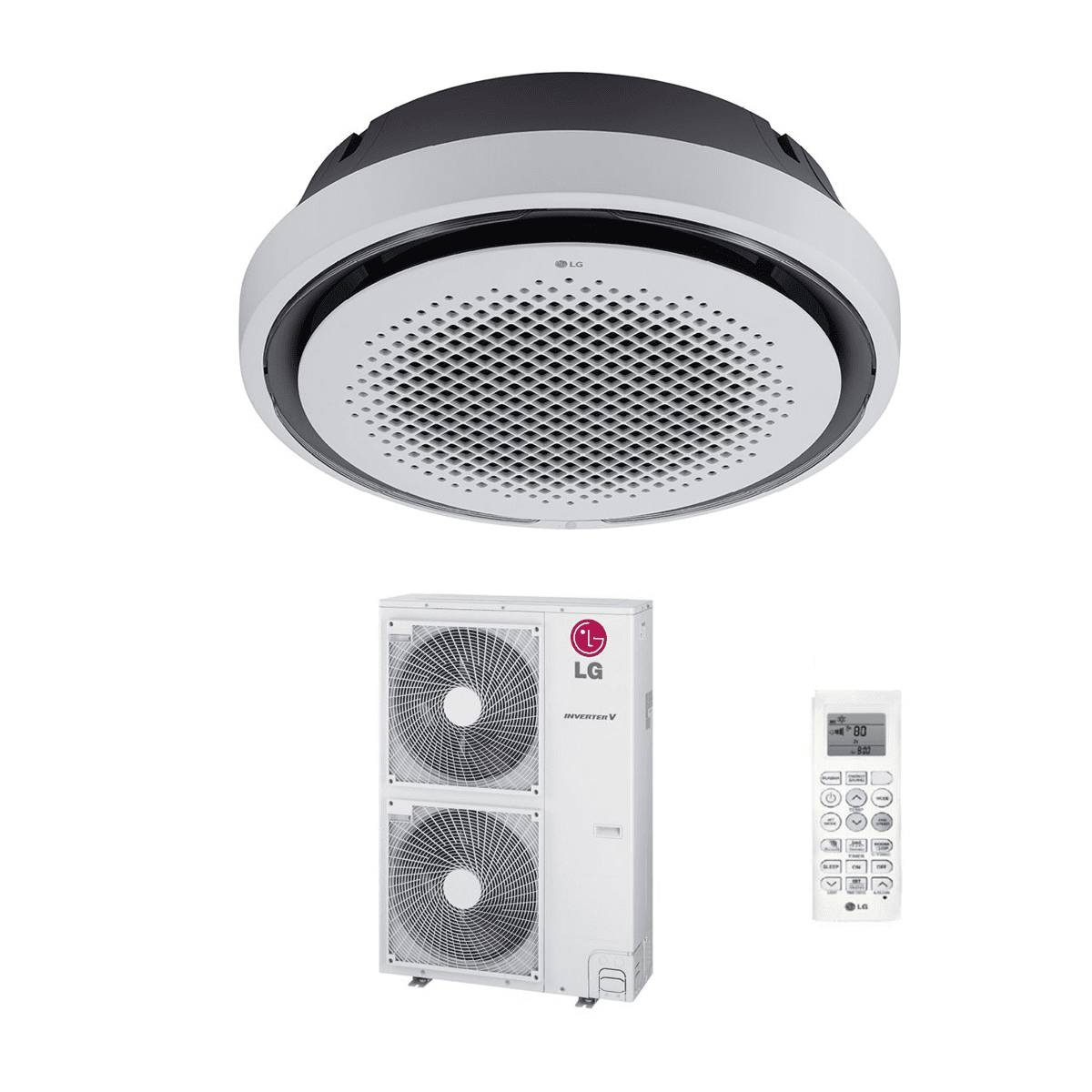 LG Air Conditioning UT36F.NY0+UUD3.U30 Standard Commercial Round Cassette 10Kw/36000Btu A+ 3Ph