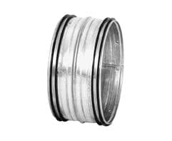 Lindab Safe Fittings NPU Male Coupling With Rubber Seal For Circular Spiral Ducting 80mm To 1250mm