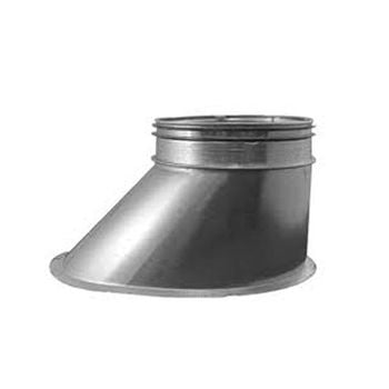 Lindab Safe Fittings TBSFU Flat Shoe With Rubber Seal For Circular Spiral Ducting 80mm To 630mm