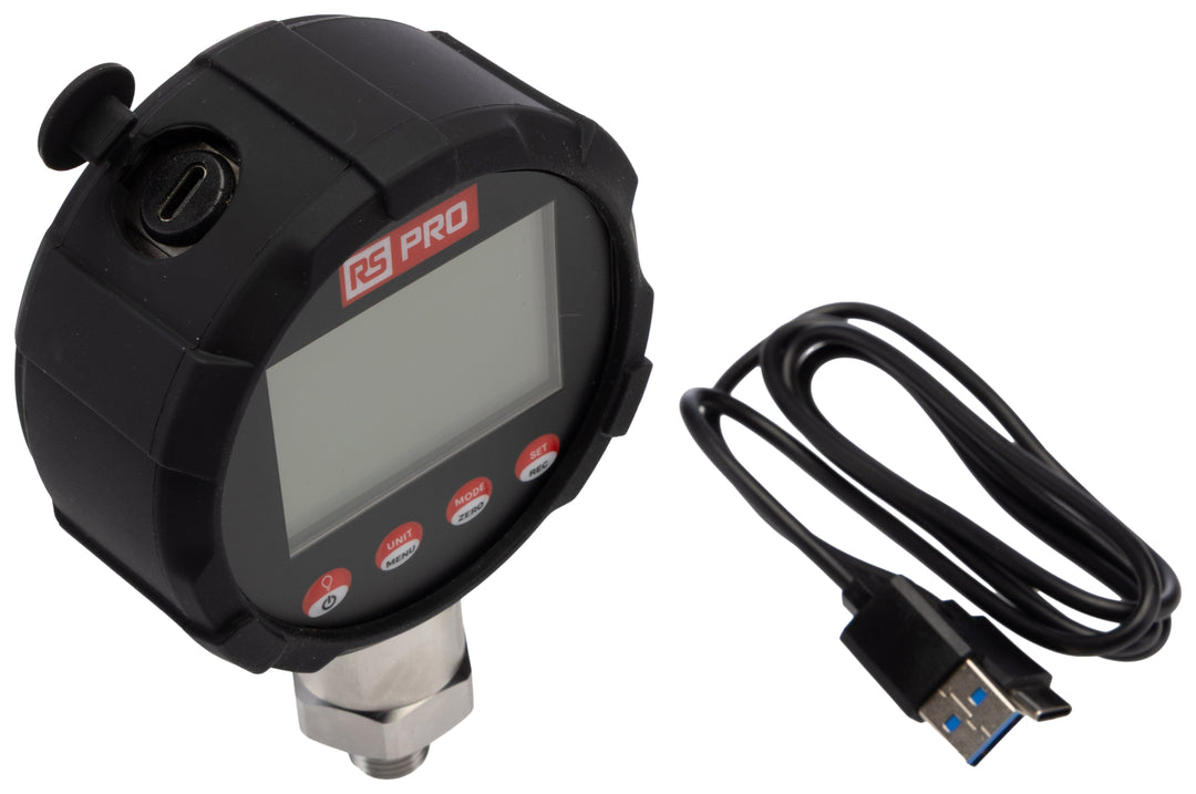 TieDex UK Pressure Sensor Pressure Gauge, Digital Output -1 bar, Compound Reading 16 bar