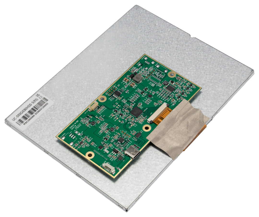 TieDex UK TFT LCD Display, 8 in, 1024 x 768 pixel