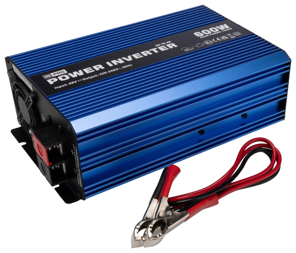 TieDex UK Chassis 600W Power Inverter, 48V Input, 230V Output