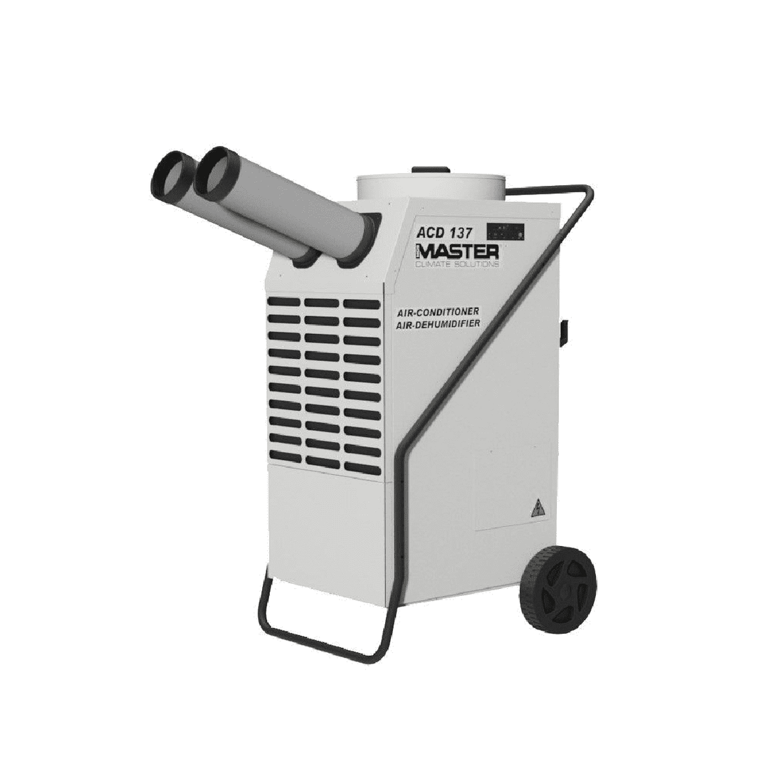 Master ACD137 Industrial Portable Dehumidifier &amp; Cooling 20 Litre Tank 7Kw/24000Btu 240V~50Hz
