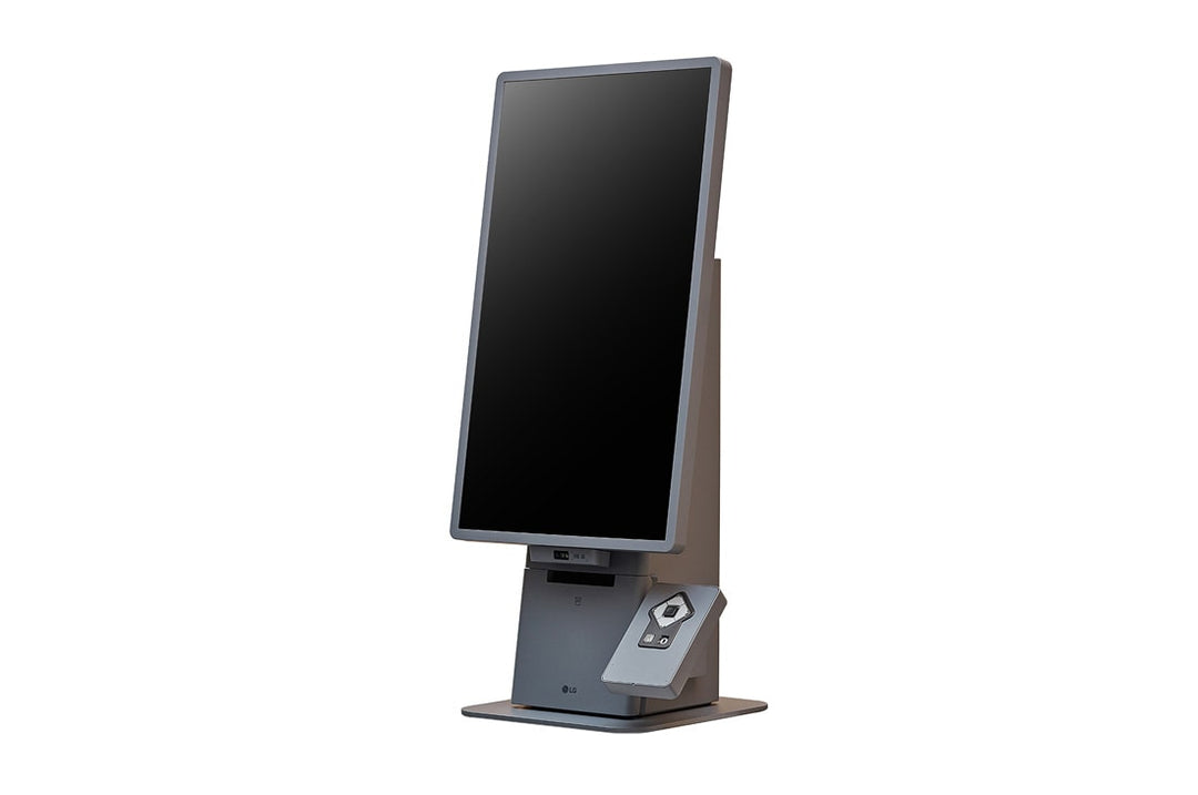LG 27KC3P-M 27” Self-Ordering Kiosk with Touchscreen, Windows 10 IoT, Built-in Printer, Card Reader, Scanner – High Brightness Full HD Display for QSR, Retail & Self-Service Use