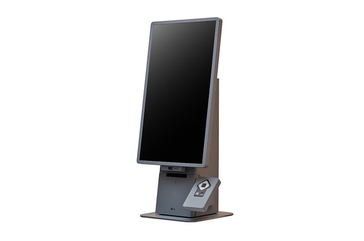 LG 27KC3P-M 27” Self-Ordering Kiosk with Touchscreen, Windows 10 IoT, Built-in Printer, Card Reader, Scanner – High Brightness Full HD Display for QSR, Retail & Self-Service Use