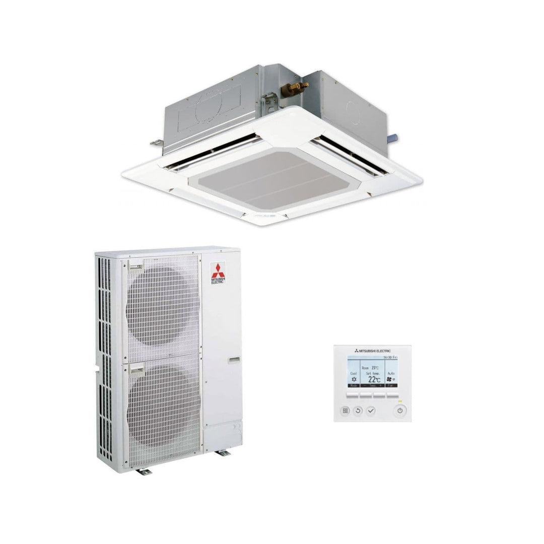 Mitsubishi Electric Air Conditioning Cassette PLA-ZM100EA Power Inverter 10Kw/34000Btu R32 A++ 240V