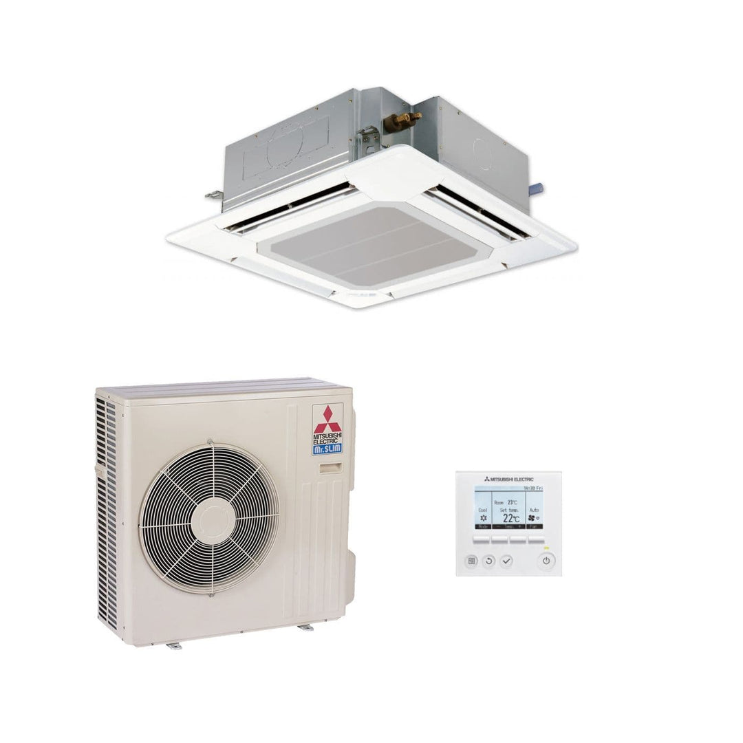 Mitsubishi Electric Air Conditioning Cassette PLA-ZRP71BA Power Inverter Heat Pump 7Kw/24000Btu A 240V~50Hz