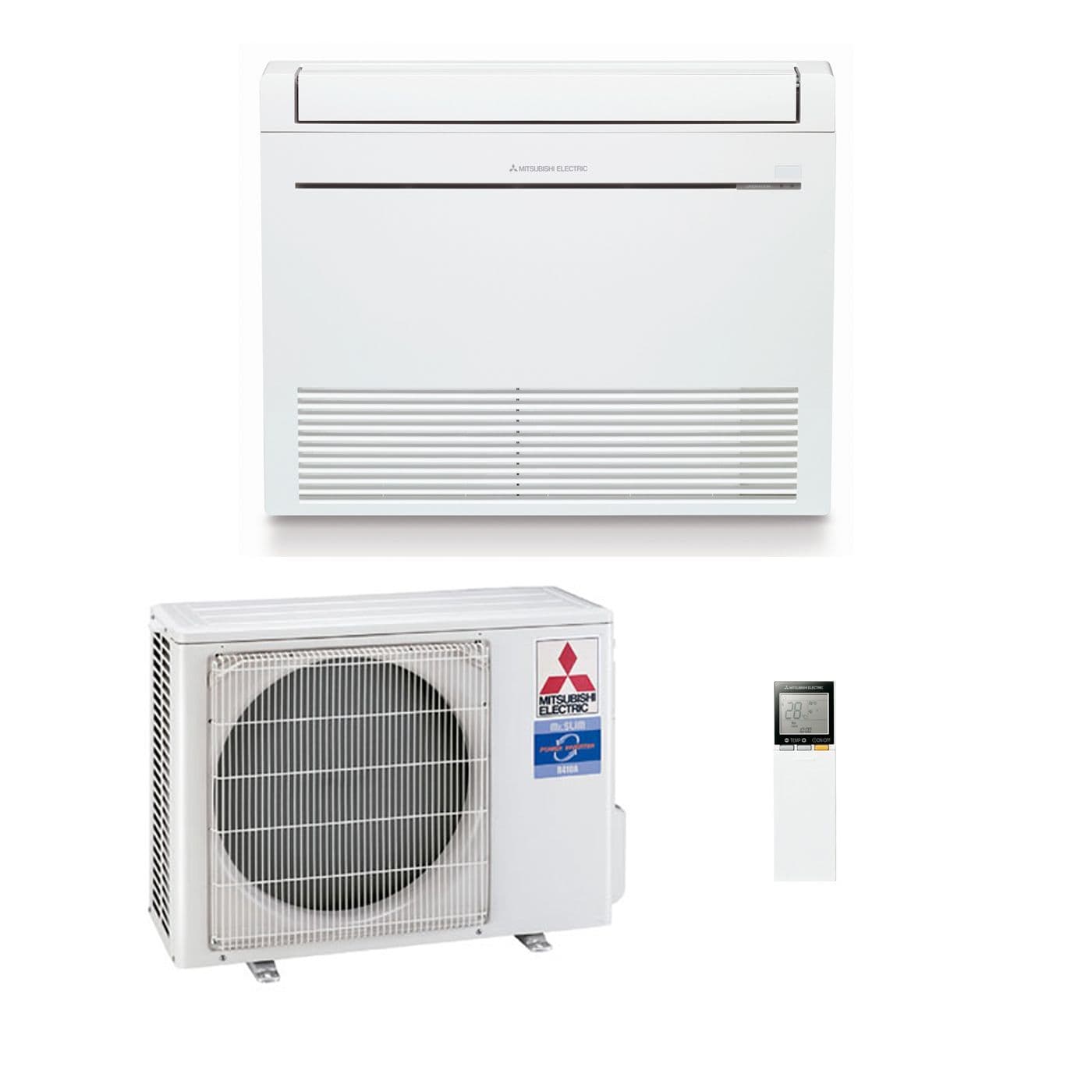 Mitsubishi Electric Air Conditioning Heat Pump Inverter MFZ-KT50VG Floor 5Kw/17000Btu A+ 240V~50Hz