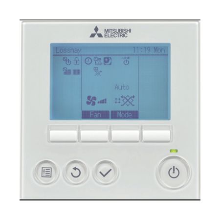 Mitsubishi Electric Air Conditioning PAC-IF052B-E Flow Temperature Wired Remote Controller