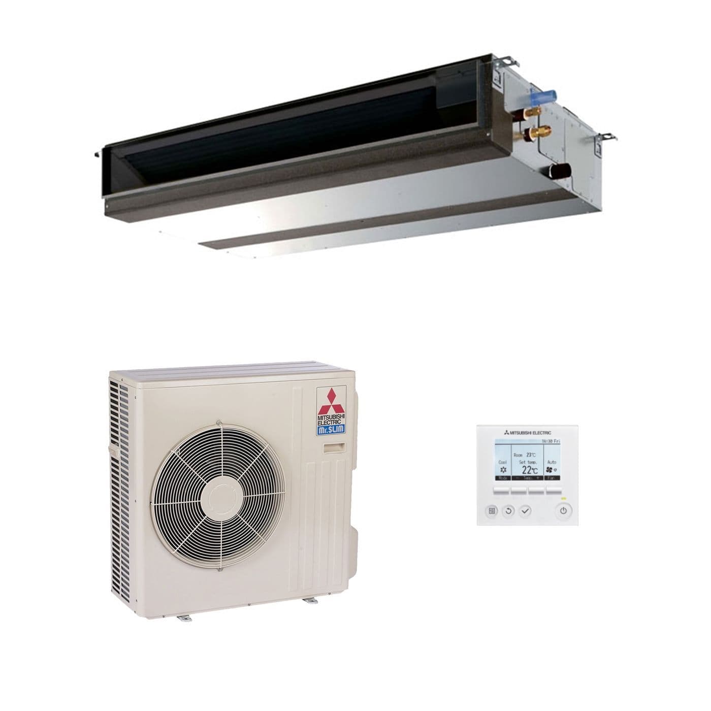 Mitsubishi Electric Air Conditioning PEAD-M60JA Ducted Concealed Inverter Heat Pump 6Kw/20000Btu R32 A+ 240V~50Hz