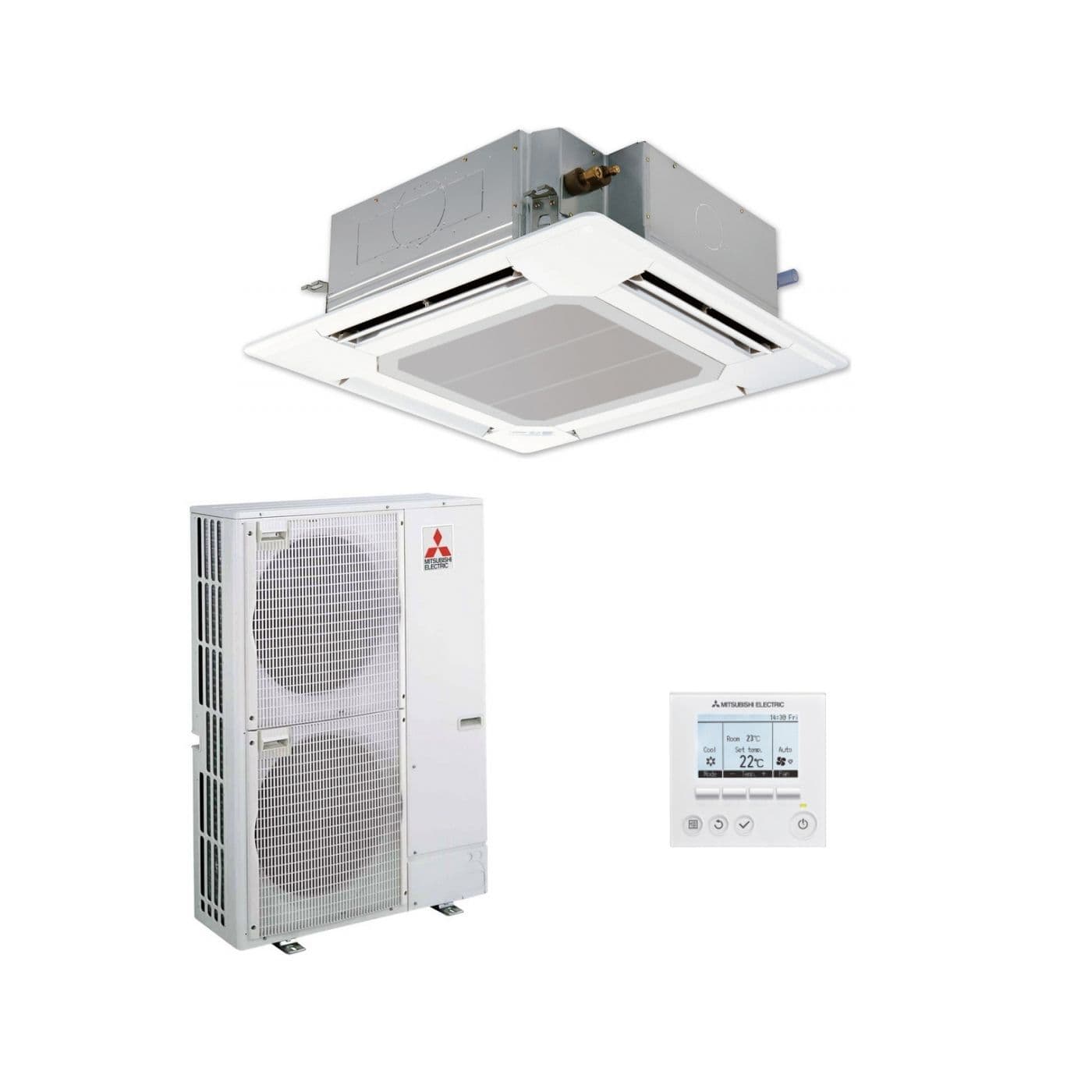 Mitsubishi Electric Air Conditioning PLA-ZRP125BA2 Power Inverter Heat Pump 12.5Kw/41000Btu 240V~50Hz