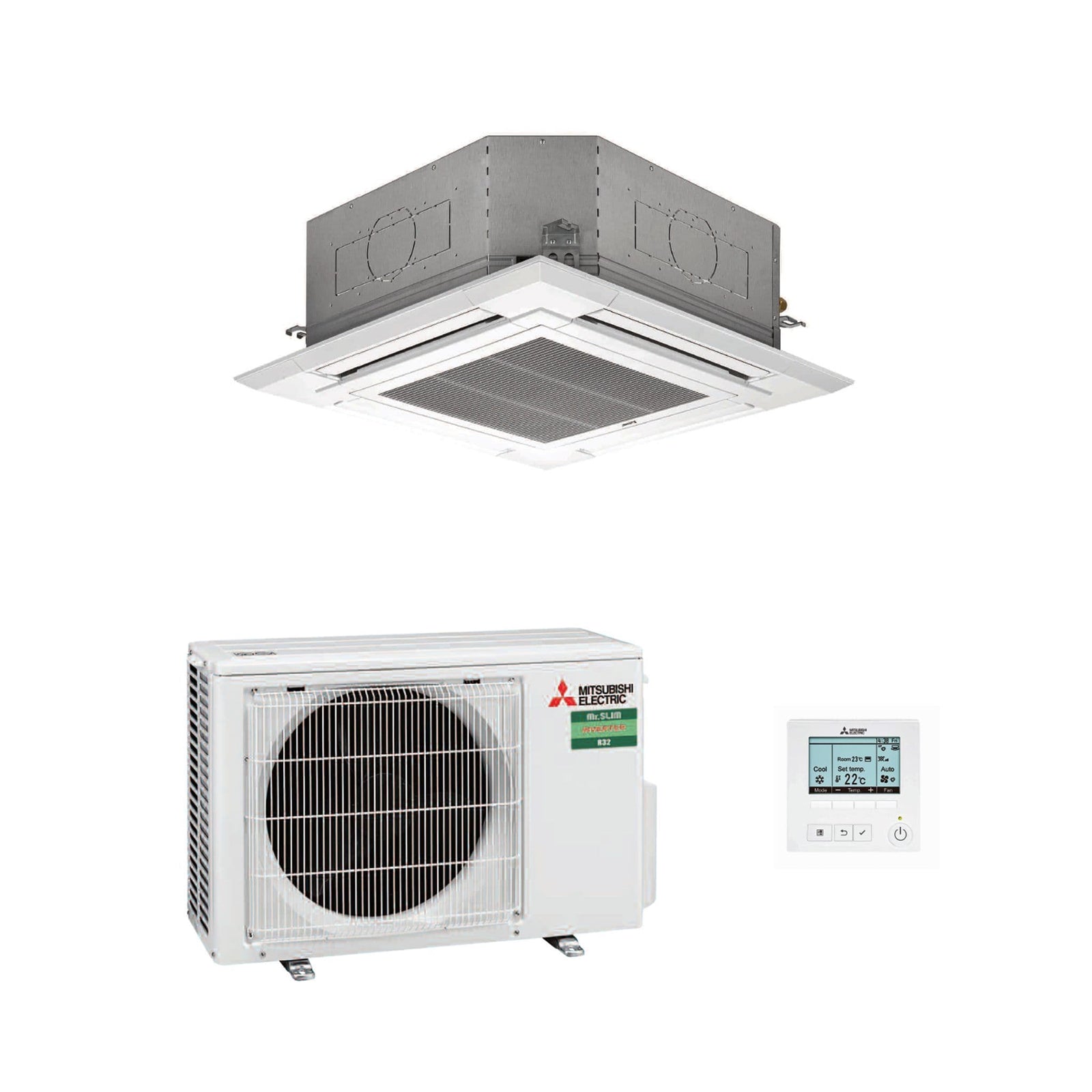 Mitsubishi Electric Air Conditioning SLZ-M60FA Mini Cassette Heat Pump 6Kw/20000Btu A++ 240V~50Hz