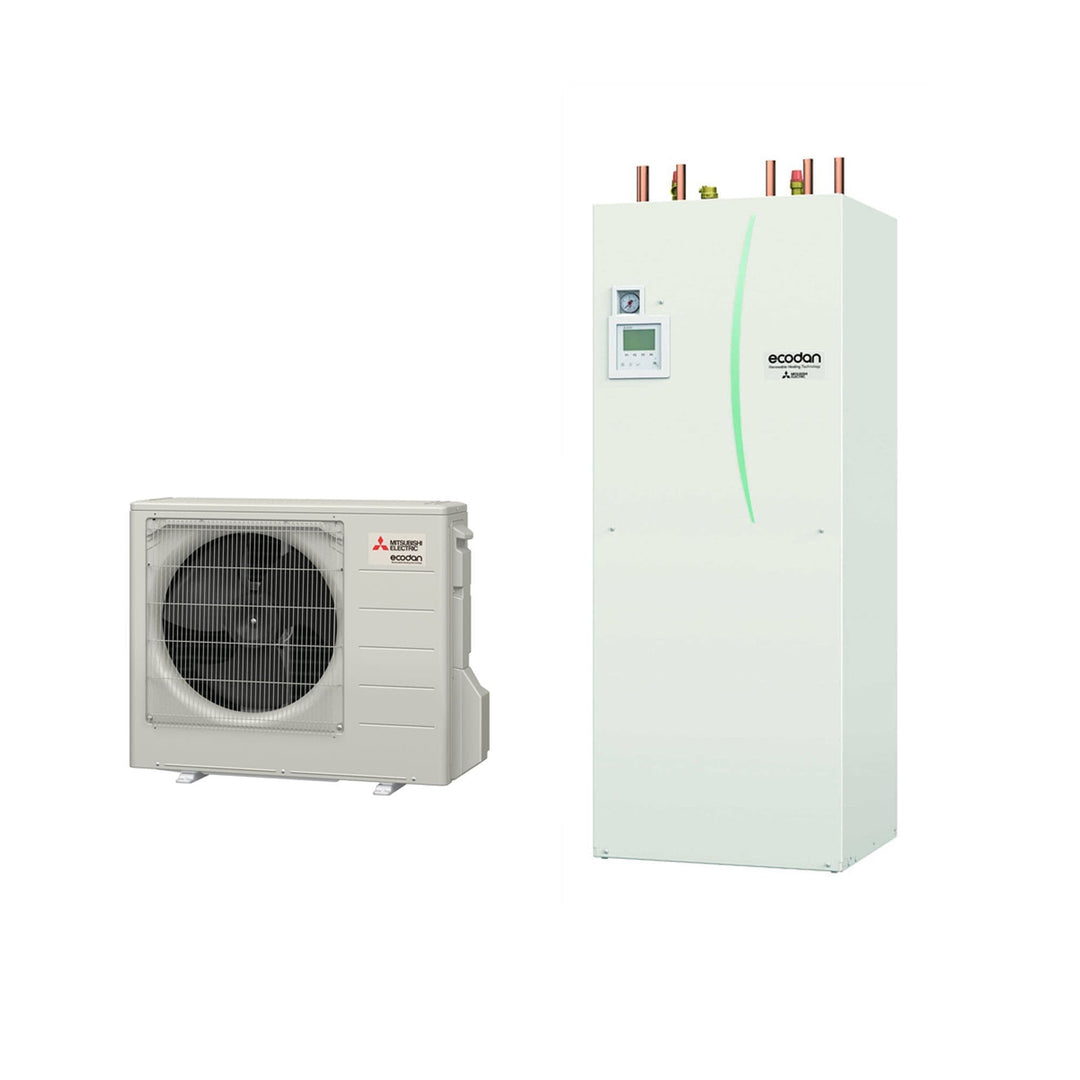 Mitsubishi Electric Air Conditioning Mitsubishi Electric Ecodan QUHZ-W40VA / EHPT20Q-VM2EA Air Source Heat Pump With Thermal Store 4Kw A+