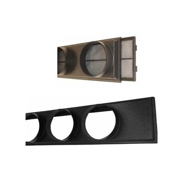 Mitsubishi Heavy Industries Air Conditioning Mitsubishi Heavy Industries AC Return Plenum + Filter Kit 4 x 200mm Spigot Outlet FDUM100-140